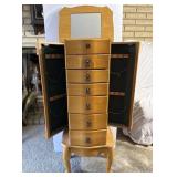 Wood Jewelry Chest