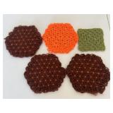 Retro Crocheted Hot Pads
