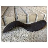 Antique Cast Iron Shoe Form heavy iron, measures