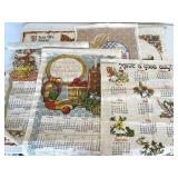 Tapestry Fabric Calendars 1980ï¿½s