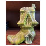 Vintage Fairy Boot House Ceramic