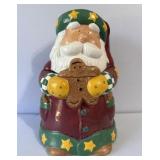 St. Nicholas Square Santa Cookie Jar measures