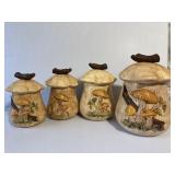 Merry Mushroom Kitchen Canister Set