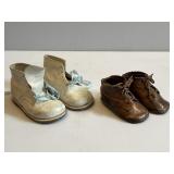 Vintage Baby Shoes Two Pair