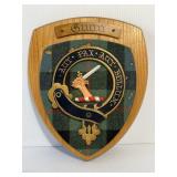 Scottish Gunn Clan Crest Tartan Badge