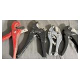 PVC Pipe Cutter Lot  4 Total