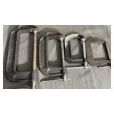 C-Clamp Lot  4 Total