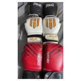 Boxing Gloves Lot  Everlast, Hawk, Century