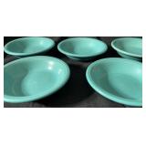 Fiesta Sea Mist Cereal Bowls Set of 5 5.25in