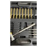 Horusdy Brass Punch & Hammer Set