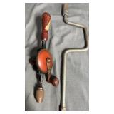 Vintage Hand Drill & 1/2" Speed WrenchIncludes