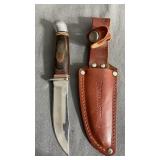 Bushmaster 602 Hunting Knife w/ Sheath 8.5in