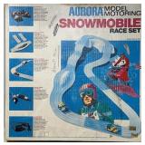 Aurora Snowmobile Race Set  Vintage Slot Track