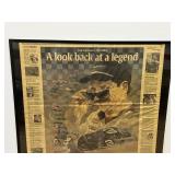 Dale Earnhardt "A Look Back at a Legend" Framed