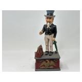 Uncle Sam Mechanical Bank w/ Umbrella