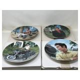 4 Elvis Plates  Hawaii, Graceland, Bike, Film