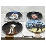 Elvis Collector Plates  4 Plate Set