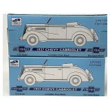 1937 Chevy Cabriolet Coin Banks  Pair