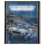 Corvette Racing Artwork in Frame