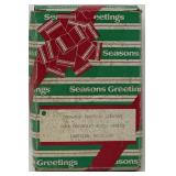 Vintage Dealer Seasons Greetings Box