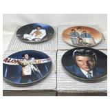 Elvis & Osmonds Collector Plates, Set of 4