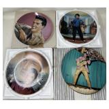 Set of 4 Elvis Collector Plates