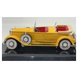 Classic Convertible Die-Cast Model in Display Case
