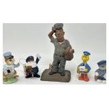 Postal Worker Figurine Lot