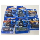 Hot Wheels Blue Card Lot of 6 Cars