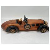 Handcrafted Wooden Classic Roadster Car