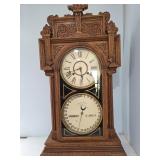 Waterbury Calendar Clock Co. Double-Dial Clock