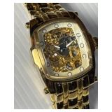 Invicta Gold Skeleton Automatic Watch