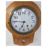 Seth Thomas Schoolhouse Regulator Wall Clock