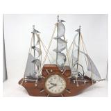 Yankee Clipper Ship Clock Lamp