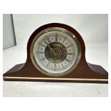 Vintage Tambour Style Mantel Clock