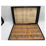 Vintage Watch Crown Assortment with Chart