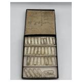 Watch balance staff vials in box