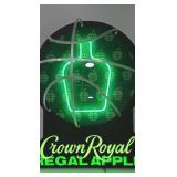 Crown Royal Regal Apple Neon Sign NIB 20x25