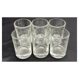 Jack Daniels Tennessee Fire Shot Glasses