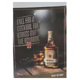 Jim Beam Bourbon Metal Sign 13.5x17.5