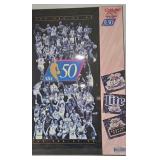 Miller Lite NBA at 50 Sign. 20x30