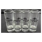 Patron Tequila Shot Glasses
