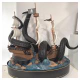 Kraken Pirate Ship Display Scene 30x29x16ï¿½