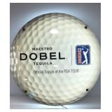Maestro Dobel Tequila PGA Tour Neon Sign. 14x14.