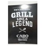Cabo Wabo Thickcut Tequila Grill Metal Sign.