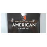 American Liquor Co Vodka Metal Sign 16x17
