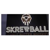 Screwball Peanut Butter Whiskey Neon Sign 20x34