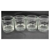 Jack Daniels Tennessee Honey Rock Glasses