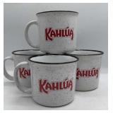 Kahlua Coffee Mugs set of 4 - 3.5 x 4ï¿½