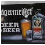 Jagermeirter Deer&Beer Metal Sign 24x18